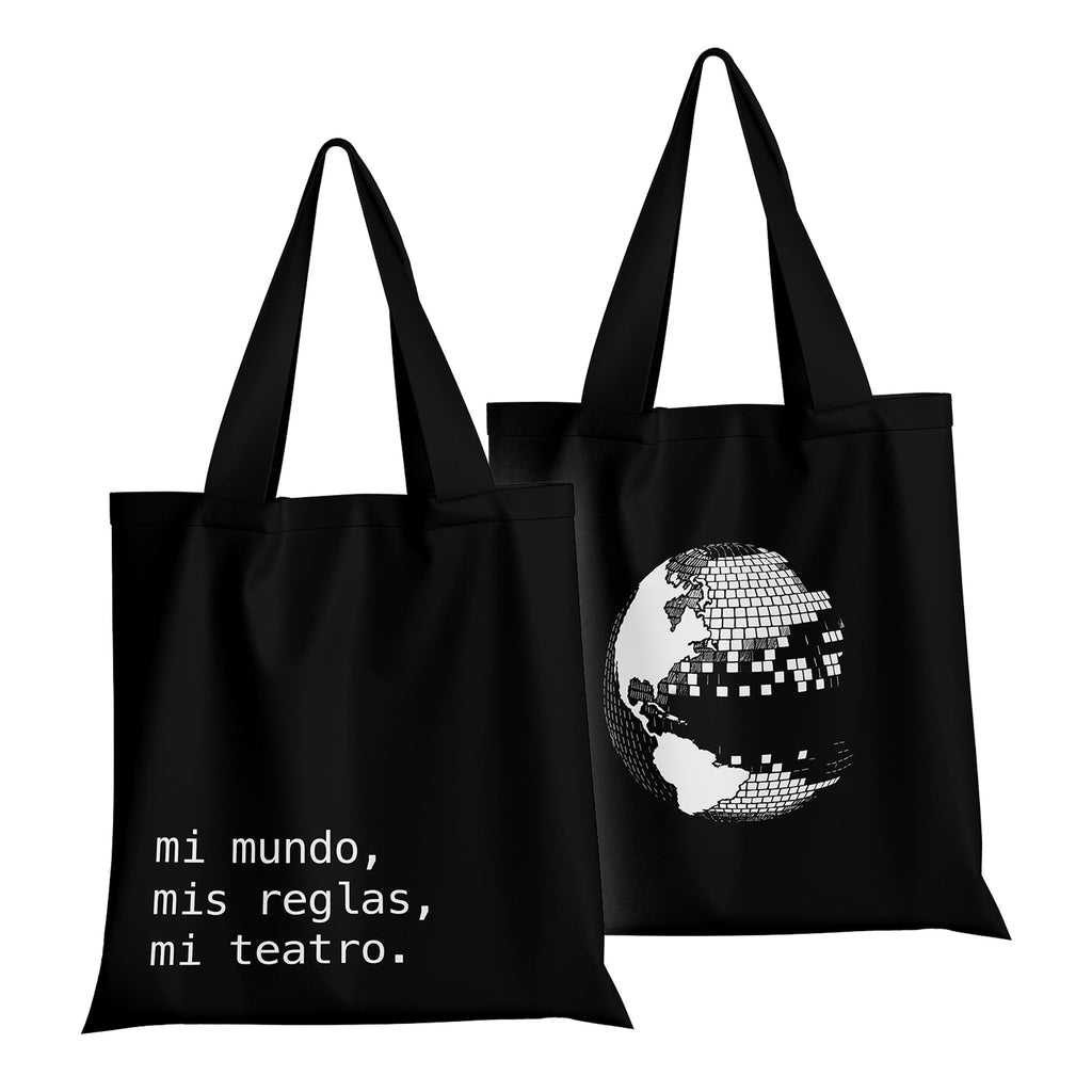Tote Bag Oficial- Mi Mundo, Mis Reglas, Mi Teatro